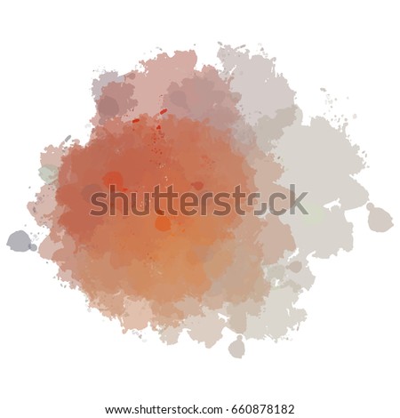 Chaotic colorful dabs, abstract background. Vector element for your design.