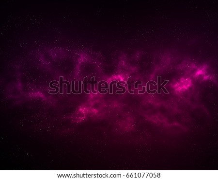 Stars and galaxy in a free space. Elements of this image furnished by NASA .