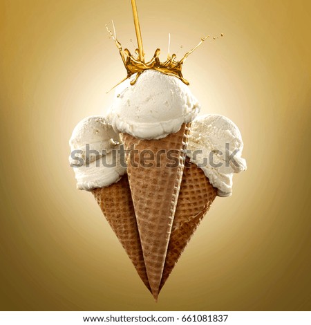 ice cream and splash 