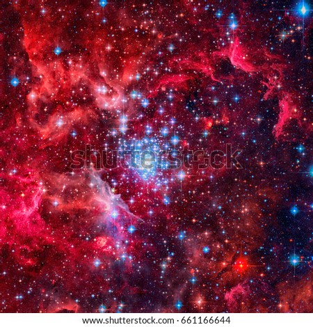 Magnificent nebula in outer space. Elements of this image furnished by NASA.