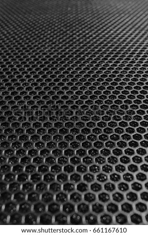Close up of speaker grille background