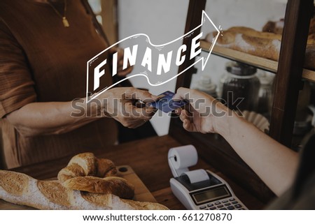 Finance Business Investment Accounting Word Arrow Graphic