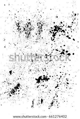 Abstract grunge texture, splatter grunge effect and vector background.