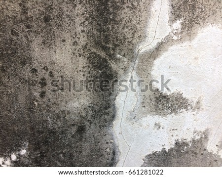 Old dirty dark cement wall background texture