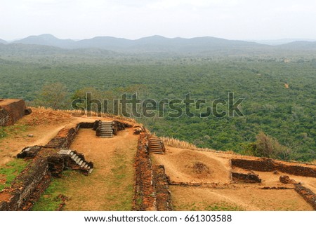 Scenery of Sigiriya Rock