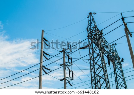 Electric post power-plant