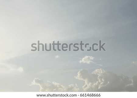 vast blue sky cloud