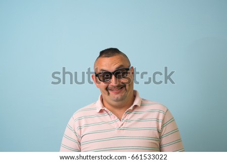 Man in 3d glasses