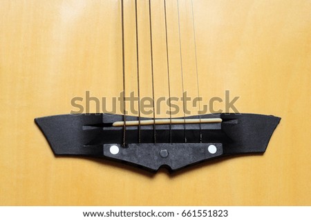 The part of acoustic guitar