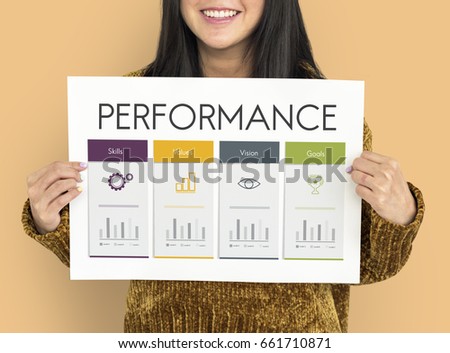Development Success Performance Graphic Word Icon