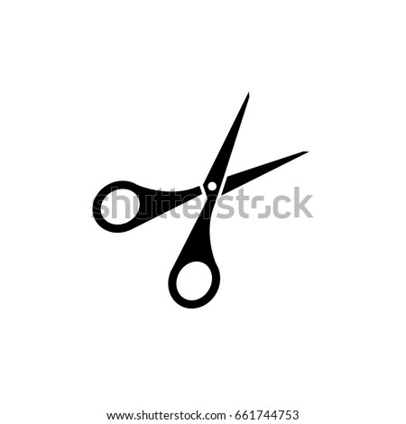 scissors - Vector icon