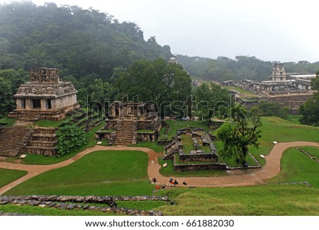 Temples of the Cross group, Palenque, Mexico 
