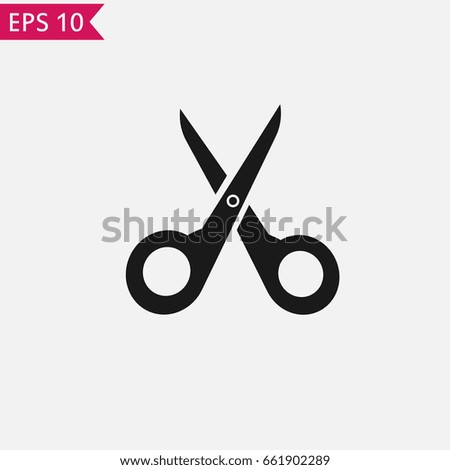 Scissors icon Vector.