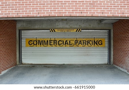 Commercial parking sign