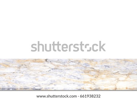 Marble floor counter isolated on a white background.