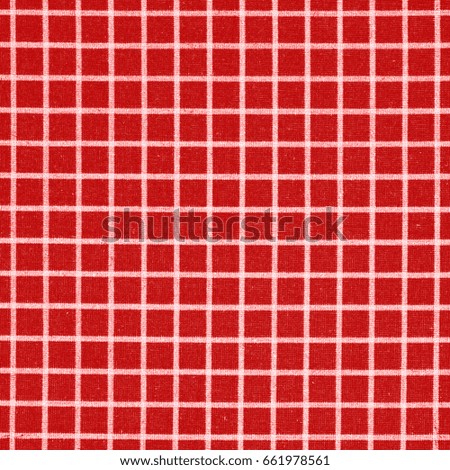 red checkered background based on textile texture