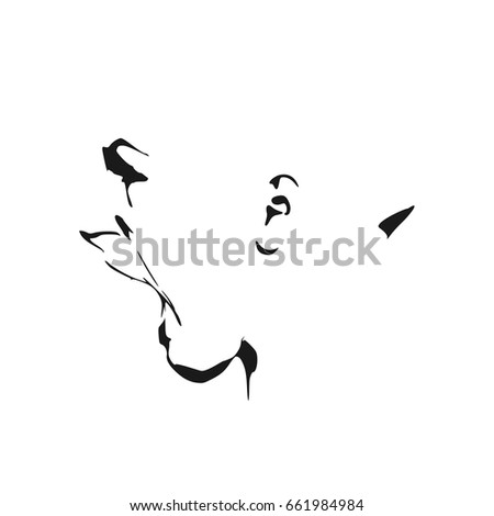 Human emotions expression vector illustration. Isolated avatar of the expressions face. Emotional head illustration. Shout of despair