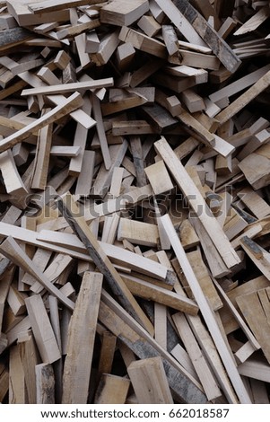 Pile of wood logs. Wood logs texture background. Transcarpathia