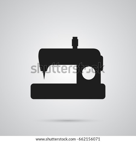 Isolated Sewing Icon Symbol On Clean Background. Vector Machine Element In Trendy Style.