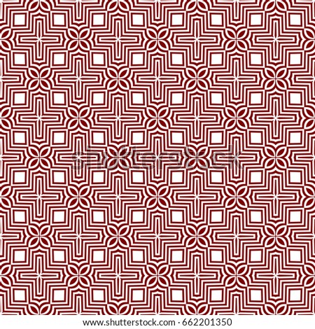 seamless geometric pattern. vector illustration. red, white color