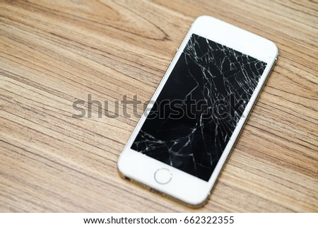 Phone screen broken