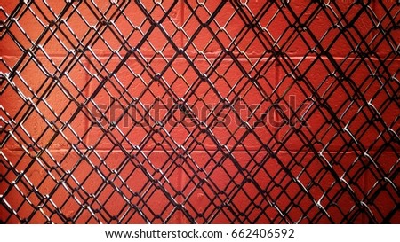 Wire chain fence steel backdrop. Abstract background