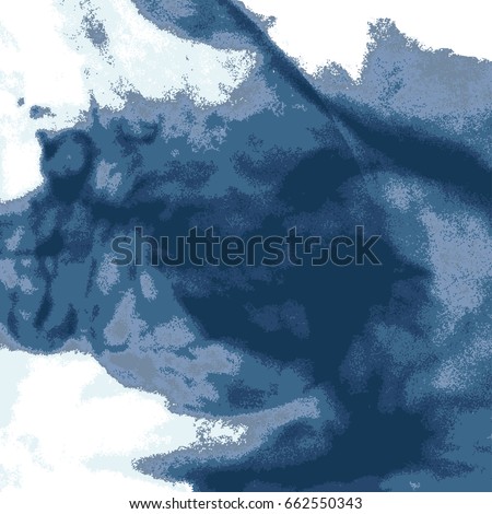 Vector explosion smoke cloud watercolor. Ink swirling in water isolated white. Abstract border frame paints, liquid ink. Background for banner, flyer, card, poster, brochure, web design element