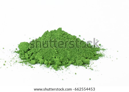pigment on a white background