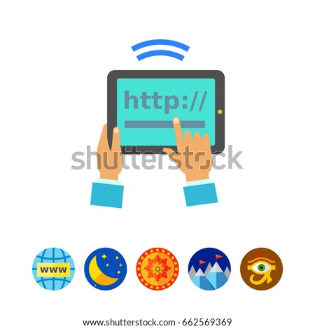 Tablet Internet Connection Icon