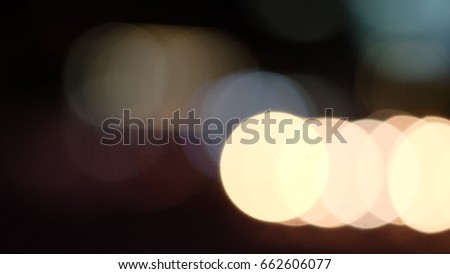 image abstract blurred background of street lights of bangkok city