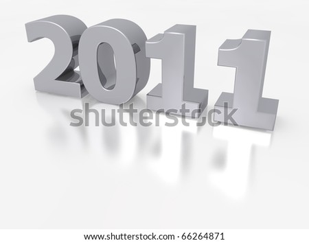 rendered of 2011 for the new year