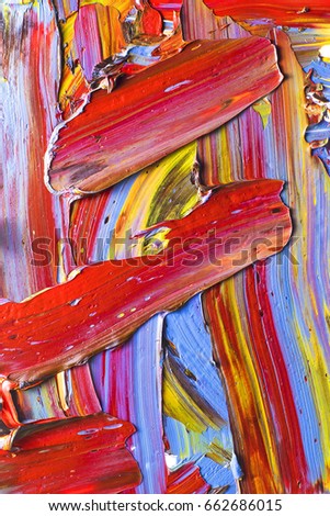 colorful oil paint brush strokes texture background-mixing