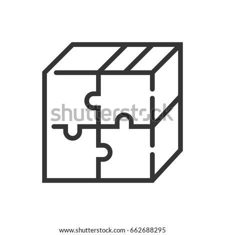 Product market fit, icon, part of the square icon set. The illustration is a vector, editable stroke, thirty-two by thirty-two matrix grid, pixel perfect file. Crafted with precision. Royalty-Free Stock Photo #662688295