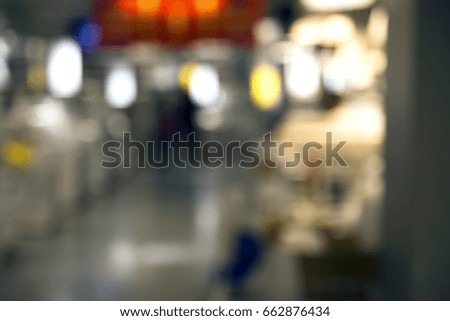 Abstract blur beautiful luxury shopping mall and retails store interior for background 