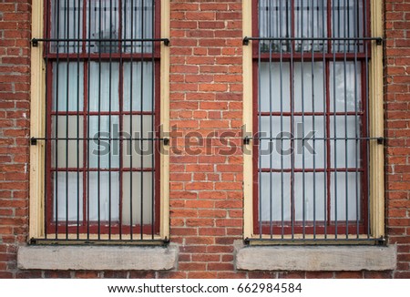 Steel Barred Windows