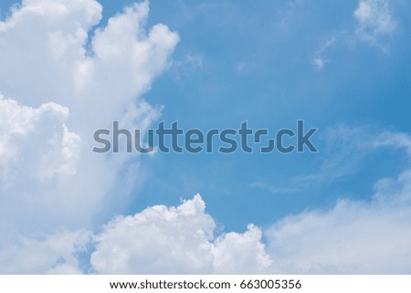 Sky with cloud on background,Sky Thailand