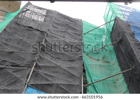 Building under construction With protection