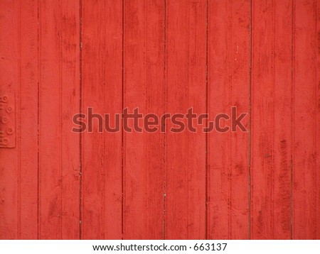 RED SIDING ON BUILDING BACKGROUND Royalty-Free Stock Photo #663137