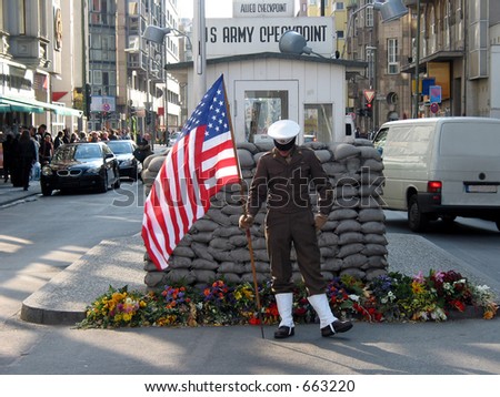 Checkpoint Charlie Royalty-Free Stock Photo #663220