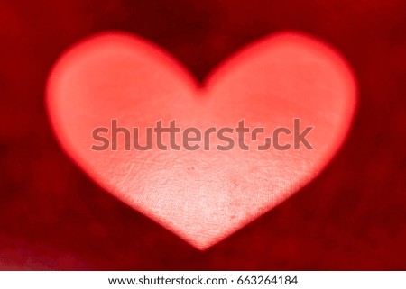 red paper heart - closeup