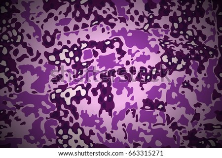 Camouflage pattern background seamless vector illustration. Classic clothing style masking