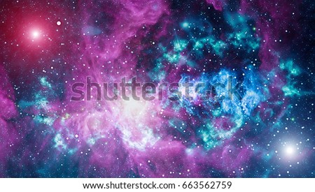 Galaxy in space, beauty of universe, black hole. Elements furnished by NASA , Royalty-Free Stock Photo #663562759