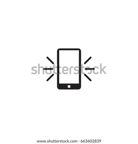 smarthphone icon. sign design