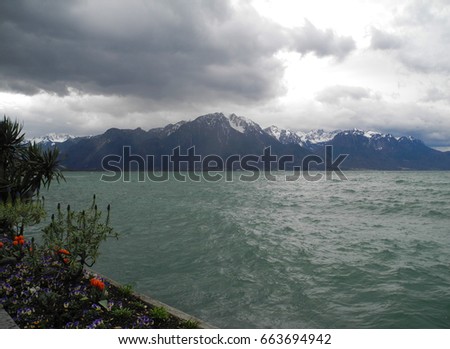 Lake Geneva in Montreaux
