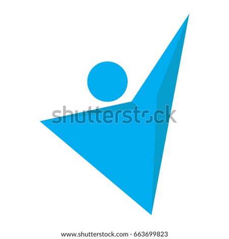 Isolated business logo on a white background, Vector illustration