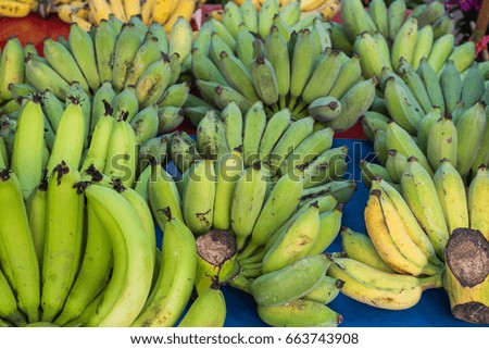 Banana bananas sold by market