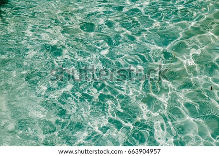 Abstract water in the pool background.
