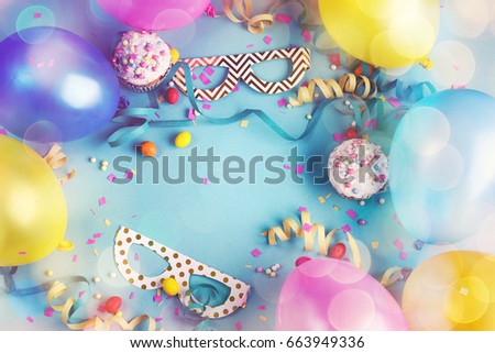 Happy birthday concept with copy space