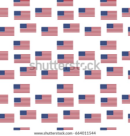 The Flag Of The United States Of America Seamless