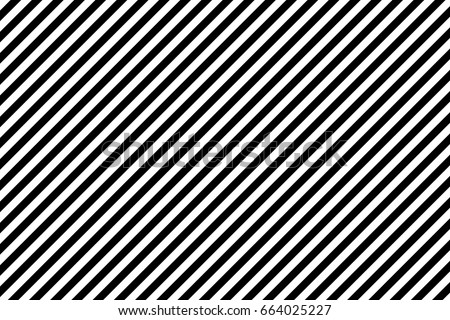 Stripes diagonal pattern. White on black. Vector illustration. Royalty-Free Stock Photo #664025227